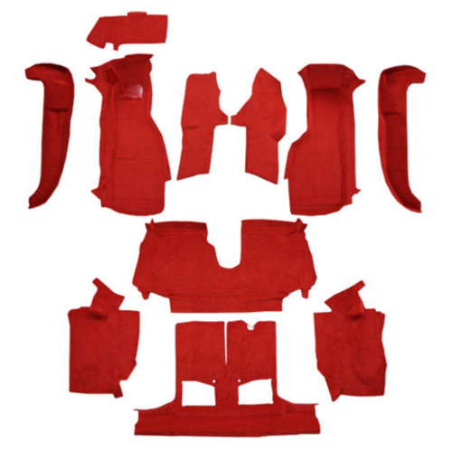 Interior Carpet for 1994-1996 Chevrolet Corvette Convertible, Molded Style, US-made Automotive-grade Material