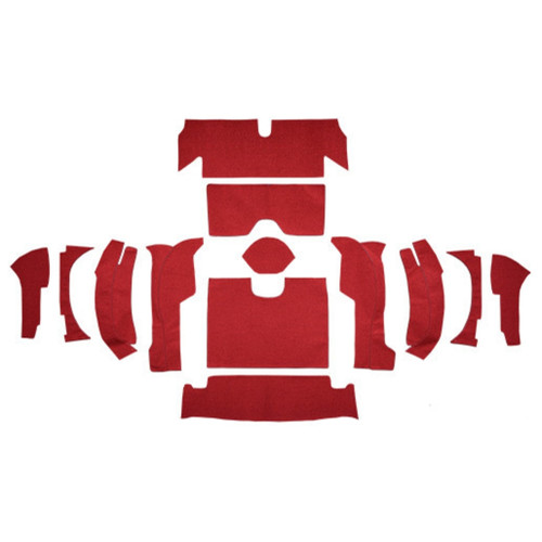 Carpet for 1964 Chevrolet Corvette Roadster Rear Area, Cut & Sewn Style, US-Made Automotive-Grade Material.