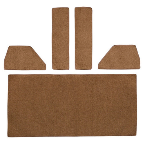 Carpet for Vintage Ford F4 Rear Cab Wall Door & Kick Panels - Loop Style, US-made Automotive-Grade Material.