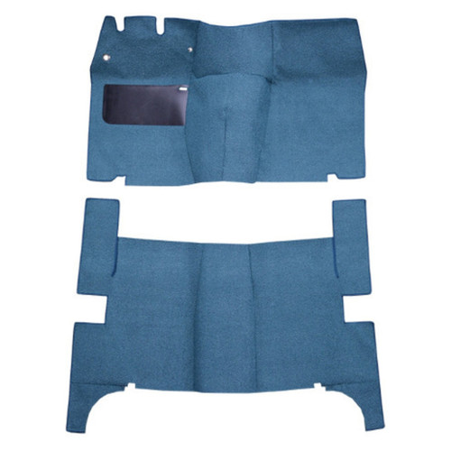 Carpet for Vintage Ford Fairlane 4DR Hardtop - Black Loop Style, Made in USA, Easy Installation & Long-Lasting Quality.