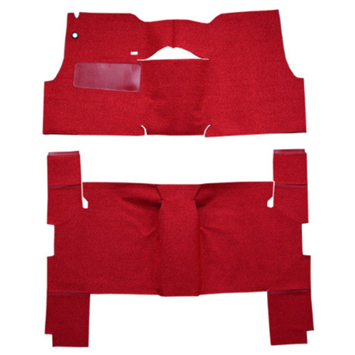 Carpet for Vintage Chevrolet Bel Air Wagon Interior Upgrade Kit - Black Loop Style, Made in USA.