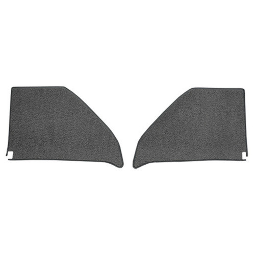 Carpet for 1966 GMC I1500 Kick Panel Inserts with Cardboard - die-cut carpet kick panel insert set.