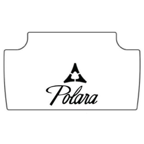 Trunk Floor Mat Cover for 1964 Dodge Polara Convertible, Gray Herringbone Vinyl, US-Made, OEM Quality.