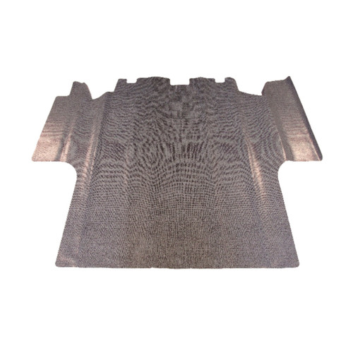 Trunk Floor Mat Cover for 70-73 Dodge Dart 2-Door Hardtop, Gray Herringbone Vinyl, US-made, OEM Quality