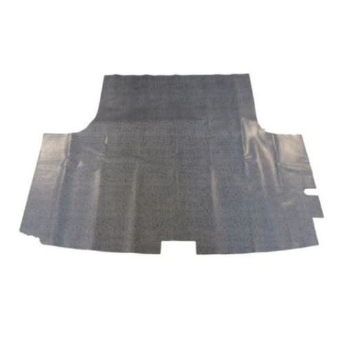 Trunk Floor Mat Cover for 1971-72 Dodge Dart Demon, 73-76 Dart Sport Vinyl Gray, Front Area, Gray Herringbone Vinyl, US-made.