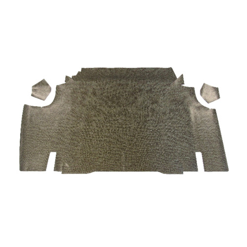 Trunk Floor Mat Cover for 1967-68 Ford Mustang Fastback, Vinyl Small Plaid, Made in USA, OEM Quality Reproduction