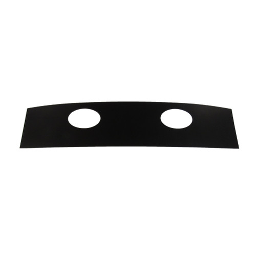 1970-1977 Ford Maverick Sedan Package Tray with Speaker Grill, Black Wood/Hardboard Material - Rear Shelf for Car Interior