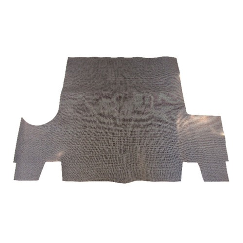 Trunk Floor Mat Cover for 1971-1974 Dodge Coronet 2DR Hardtop, Gray Herringbone Rubber Material, Front Area Protection.