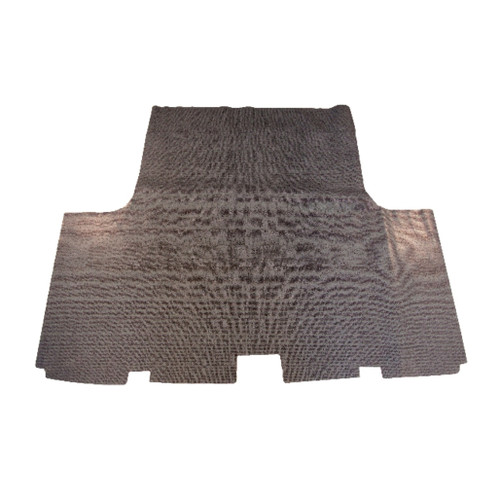 Trunk Floor Mat Cover for 68-70 Dodge Charger 2DR Hardtop, Gray Herringbone Vinyl, OEM Quality, Front Area Protection.