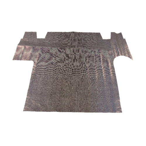 Trunk Floor Mat Cover for 1974 Dodge Charger Hardtop, Gray Herringbone Vinyl, US-Made, OEM Quality Reproduction