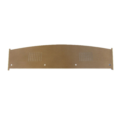 Wood and Hardboard Package Tray for 66-67 Plymouth GTX Hardtop, Rear Shelf Enhancer, As Original Black Finish