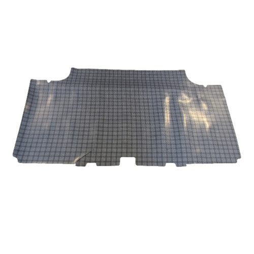 Trunk Floor Mat Cover for 1968-1969 Plymouth GTX and Road Runner, Gray Herringbone Rubber Material, US Manufactured.
