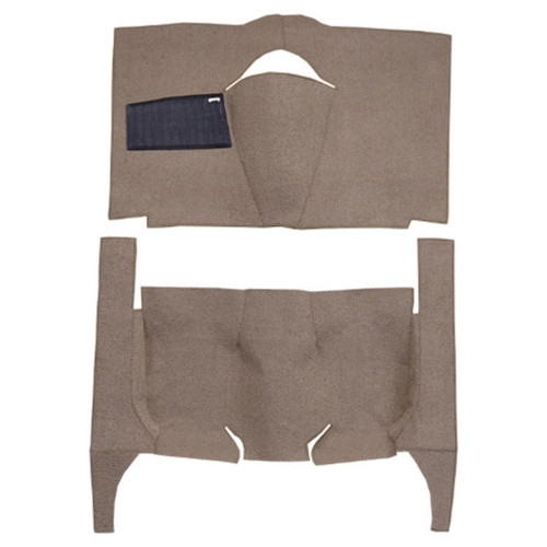 Carpet for Vintage Edsel Ranger Sedan Interior - Black Loop Style | Complete Vehicle Coverage & Quality Replacement Carpet for Vintage Edsel Ranger Sedan Interior - Black Loop Style | Complete Vehicle Coverage & Quality Replacement