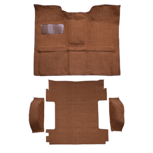 Carpet for Vintage GMC Jimmy 4WD - Black Loop Style Interior Flooring Upgrade with Precision Fit and Padding Kit.