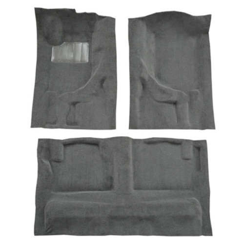 Carpet for Volvo 740 GLE 4DR - Black Cutpile Interior Flooring Kit, Molded Style, Made in USA - Complete Vehicle Coverage