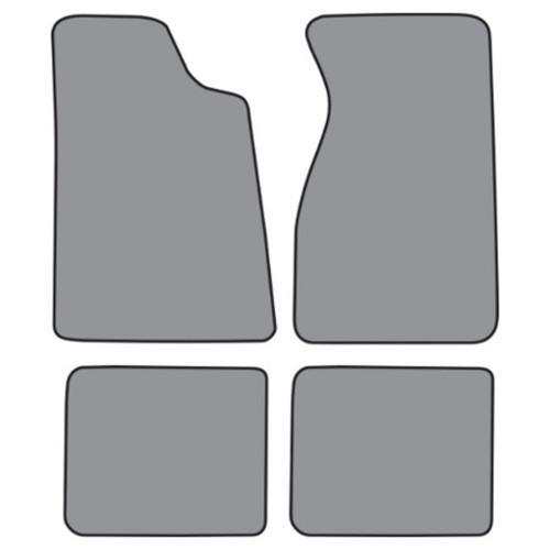 Floor Mats for 1979-1993 Ford Mustang (FM06F FM18R) Cutpile 4Pc