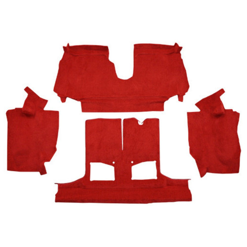 Interior Carpet for 1994-1996 Chevrolet Corvette Convertible Rear Area - Molded Style, US-made Automotive-grade Material