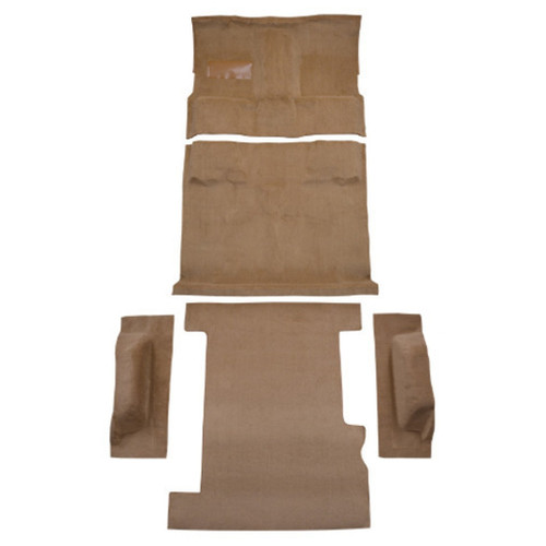 Carpet for Chevrolet K10 Suburban 4WD - Molded style, US-made automotive-grade carpet kit with padding & heel pads.