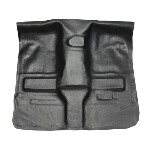 Carpet for Jeep Wrangler Pass Area Vinyl, Molded Style, Black Vinyl #16, US-made Automotive-Grade Material.