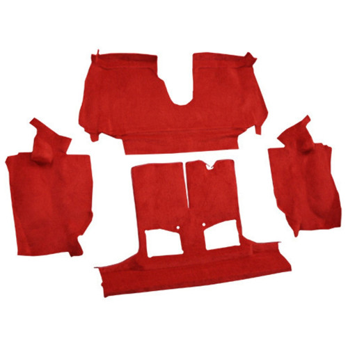 Carpet for 1994-1996 Chevrolet Corvette Convertible Rear with Pad Cutpile