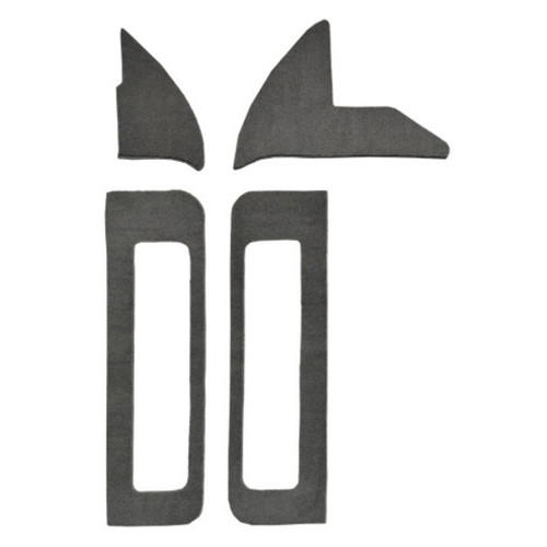 Carpet for Dodge W350 Door & Kick Panel Inserts, Cutpile Style, US-made Automotive-Grade Material.