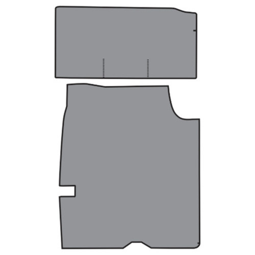 Trunk Mat for 1966-1967 Oldsmobile Cutlass Die Cut Vinyl Complete, Interior Carpet, Noise Insulation & Heat Reduction Guide