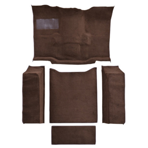 Carpet for Vintage Jeep CJ5 Interior, Black Cutpile - US Made, Easy Install & Long-Lasting Quality.