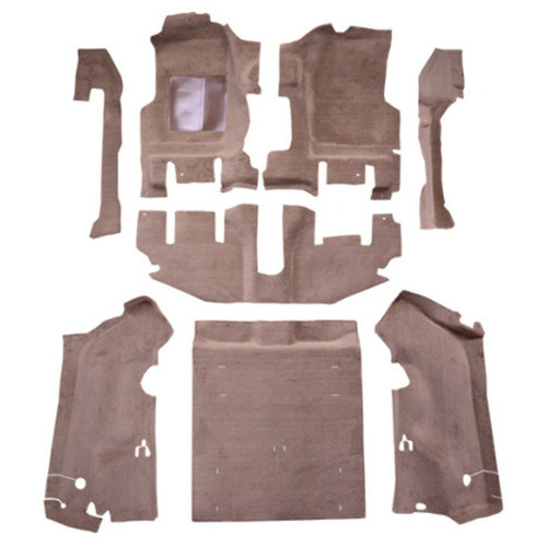 Carpet for Jeep Wrangler Long Console, Molded Style, US-Made Automotive-Grade Material, Complete Vehicle Coverage. Carpet for Jeep Wrangler Long Console, Molded Style, US-Made Automotive-Grade Material, Complete Vehicle Coverage.