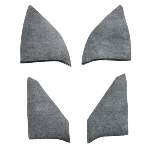 Carpet for 1979-1986 GMC K1500 Kick Panel Inserts without Cardboard - die-cut carpet kick panel insert set.