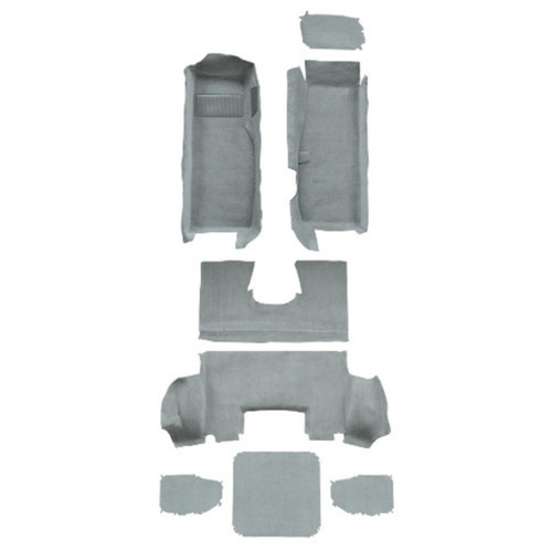 Carpet for Chevrolet Corvette Coupe 1997-2004, Molded Style, Complete Vehicle Coverage with Pad - Automotive-Grade Quality.