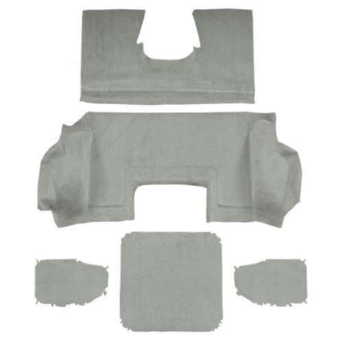 Carpet for Chevrolet Corvette Convertible Rear Area, Molded Style, Auto-Grade Material - Enhance Your Vehicle's Interior.