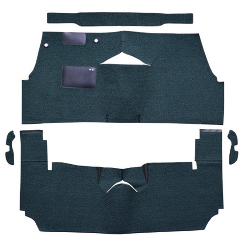 Carpet for Vintage Buick Century 2DR Hardtop, Black Loop Style - Quality Replacement Auto Flooring Made in the USA