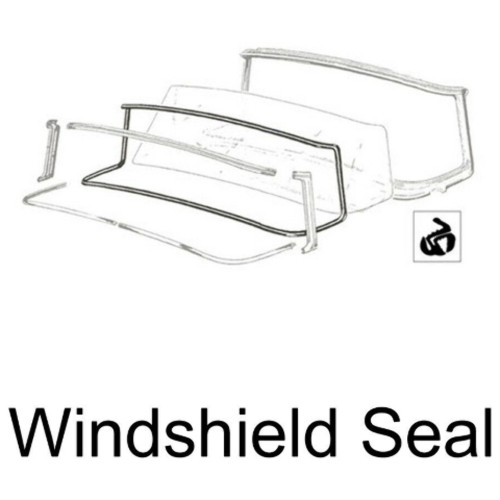Windshield Gasket Weatherstrip Seal for Ford / Mercury All Cars 55-56 1Pc Windshield Gasket Weatherstrip Seal for Ford / Mercury All Cars 55-56 1Pc