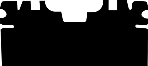 1969-70 Cougar Convertible Seat Divider/Insulated