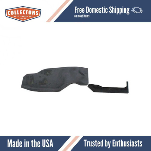 1963-1964 Chevrolet Firewall Insulator - 2 Piece Firewall, w/ Skirt, Fiberglass