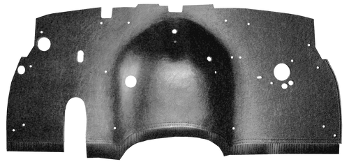 1940 Buick Series 50-70 Firewall Insulator, , Heatshield, w/ Rubber Skirt