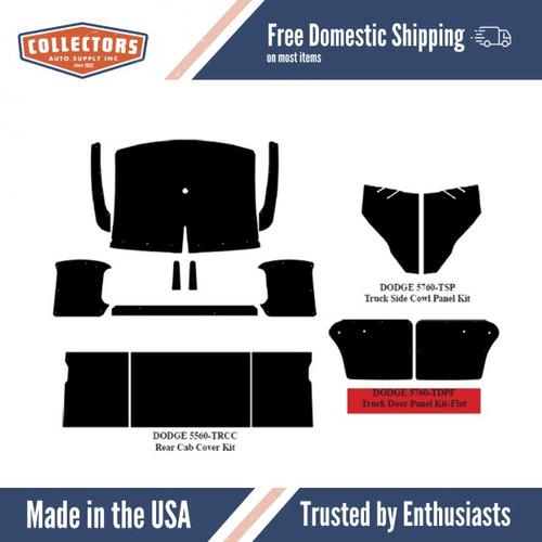 Door Panel for 1957-60 Dodge Truck | Classic Door Panel