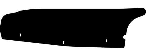 1964-1965 CometTrunk Pocket Cover Left Side (ABS Plastic)