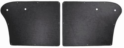 1957-1960 Dodge Truck Door Panel Set (ABS Plastic)(FLAT)..- w/ Binding Tape