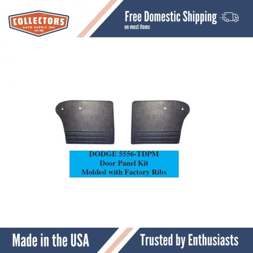 1955-1956 Dodge Truck Door Panel Set (ABS Plastic)(Molded)
