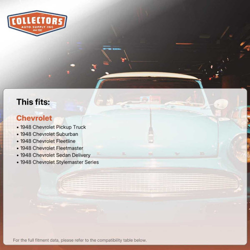 1948 Chevrolet Car Firewall Insulator Later Models