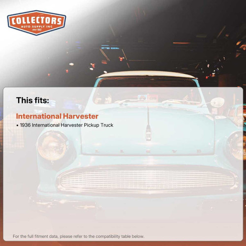 1936 International Truck Firewall Insulator