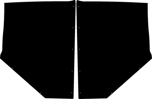 1937 Buick Series 40-60 Kick Panel Set (ABS Plastic)