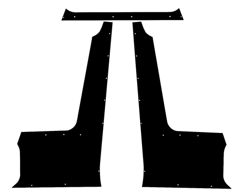 1936-1938 Dodge Truck 2nd Series Molded Quarter Panels