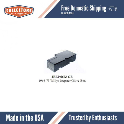1966-73 Jeepster Glove Box (ABS Plastic)