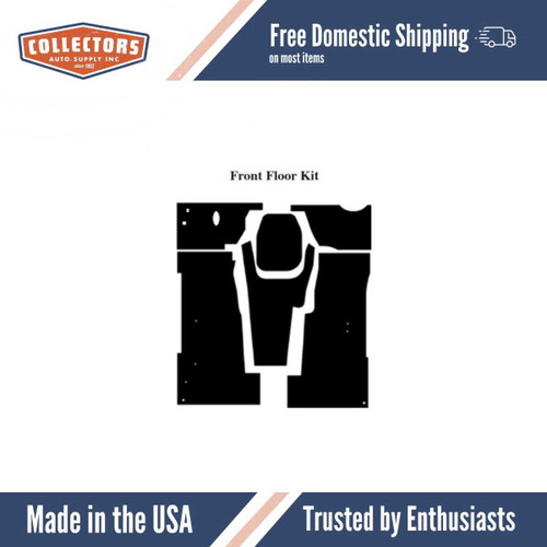 1966-1973 Jeepster Commando SC-1 Truck Floor Insulation Insulation Kit