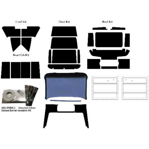 1936-1938 Dodge Truck 2nd Series Interior Kit (ABS Plastic)