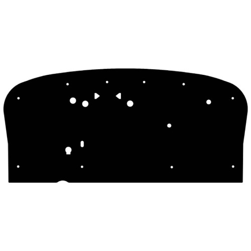 1931 Buick Series 80-90 Flat Firewall Insulator (OEM Color Black)