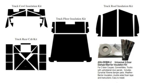 Complete Interior Insulation Kit for 1939-1948 Peterbilt Truck
