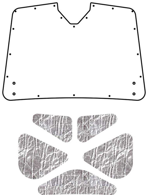 Trunk Lid Insulation for 1955 Mercury Custom